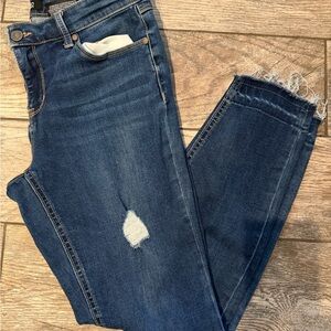 Buffalo David Bitton- Jess Dark Blue Distressed Women's Jeans 8/29